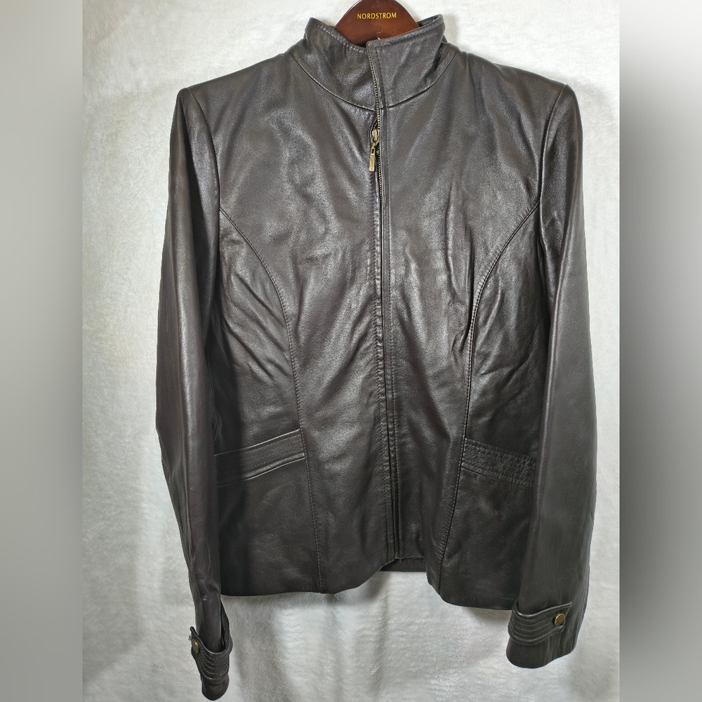 Men's Leather Jacket - Black
